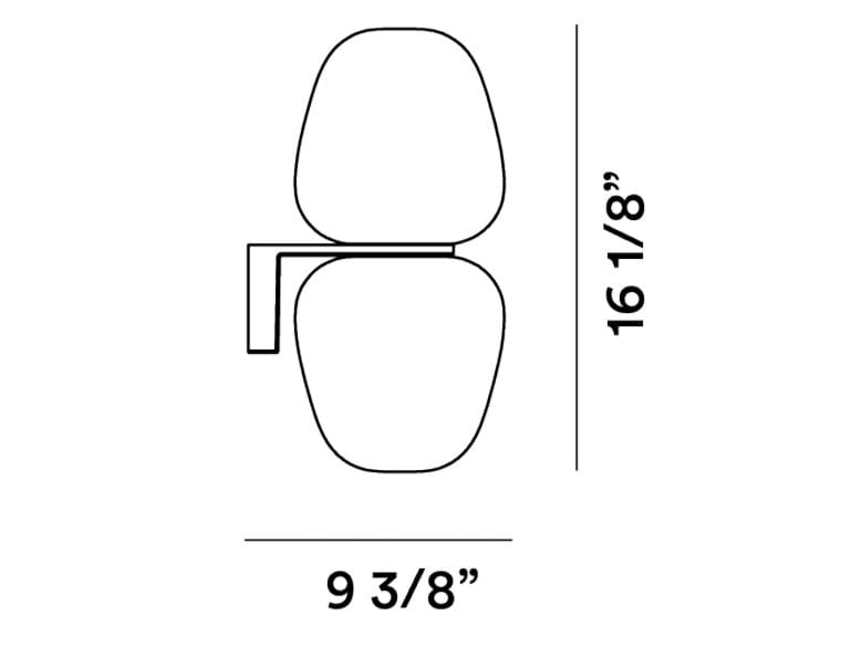 Настенный светильник из дутого стекла Foscarini Rituals ARCH-00108024 - Вид №3