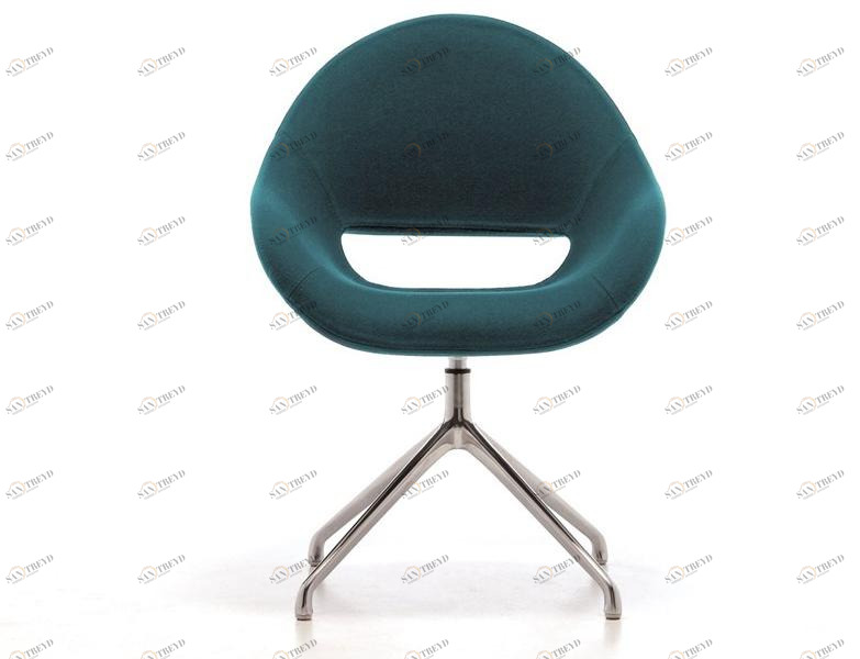 Inday Вращающееся кресло из ткани или кожи Palm 928