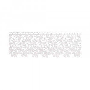 3170 Гипюр 65 мм в пакете белый Gamma