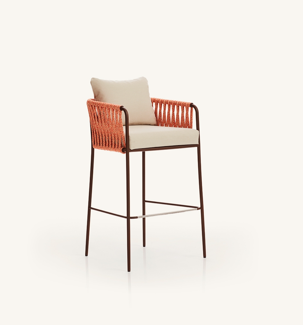 089160 Барный стул ручной работы Expormim Nido