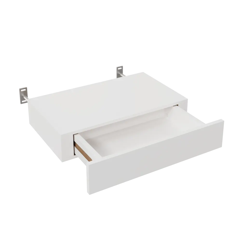 Полка мебельная Spaceo White 40x25x8 см МДФ цвет белый 82877513 STLM-2183321  - Вид №3