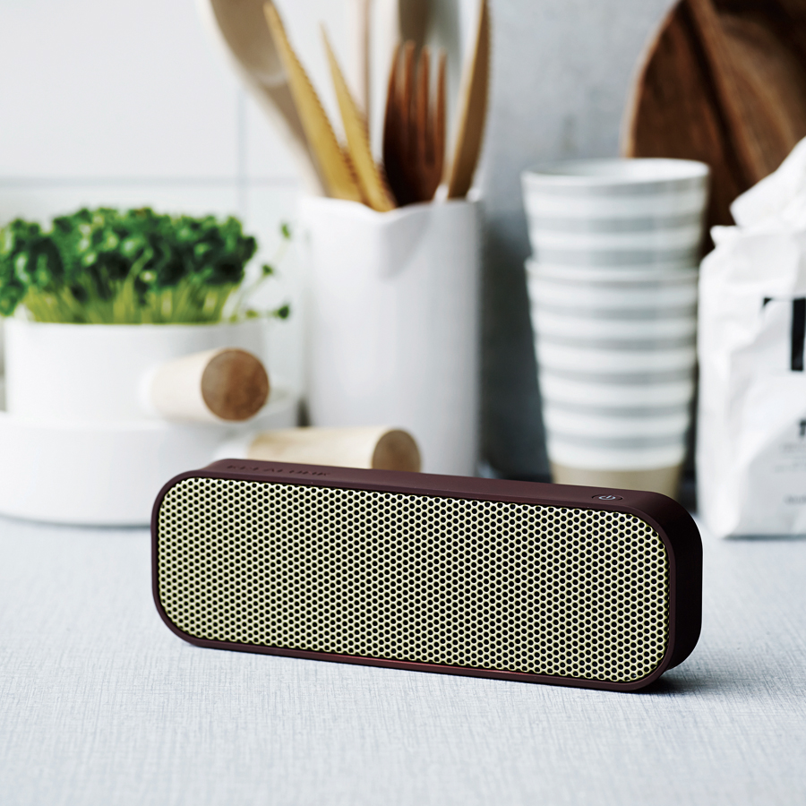 Колонка беспроводная aGROOVE бордовая KREAFUNK KFDZ57 - Вид №3
