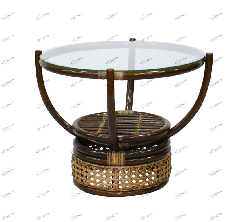 Столик приставной, ротанг Basis ЭКО ДИЗАЙН ПЛЕТЕНАЯ 009729 Бежевый;коричневый 