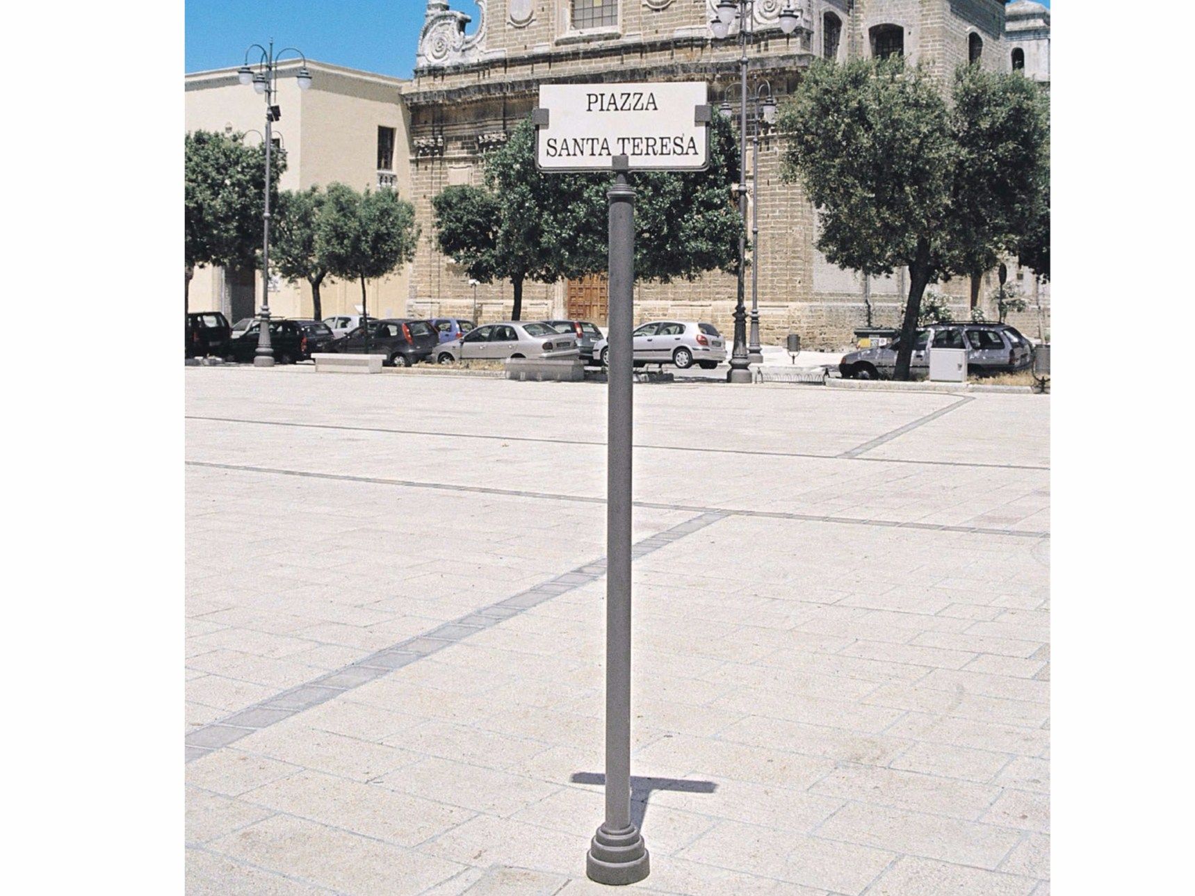 Двухсторонний чугунный поддон для информационной панели Neri Melia ARCH-00146250