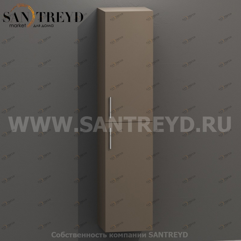 MDC161 Высокий шкаф с двумя створками 160 см коричневый Globo 4ALL Италия Ceramica Globo