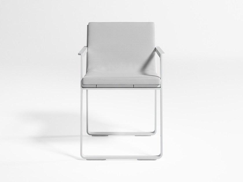 GANDIABLASCO Садовый стул из термо-лакированного алюминия с подлокотниками Flat sun-id-1363850 - Вид №1