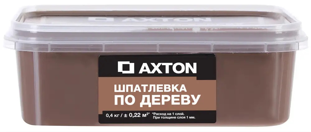 Шпатлёвка Axton для дерева Хани 0.4 кг - защита и выравнивание 81950905