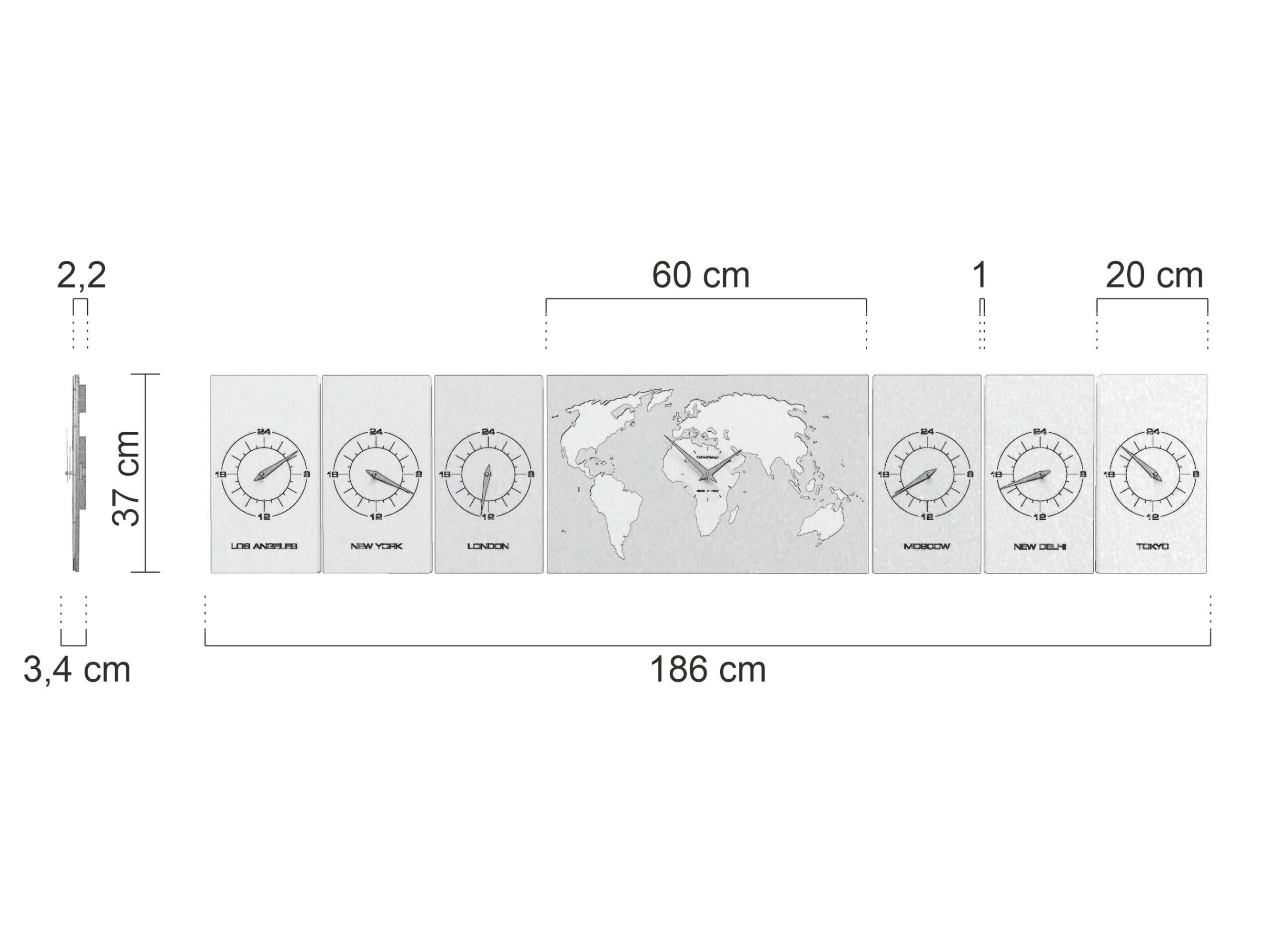 Настенные часы MDF CalleaDesign COSMO ARCH-00119505 - Вид №5