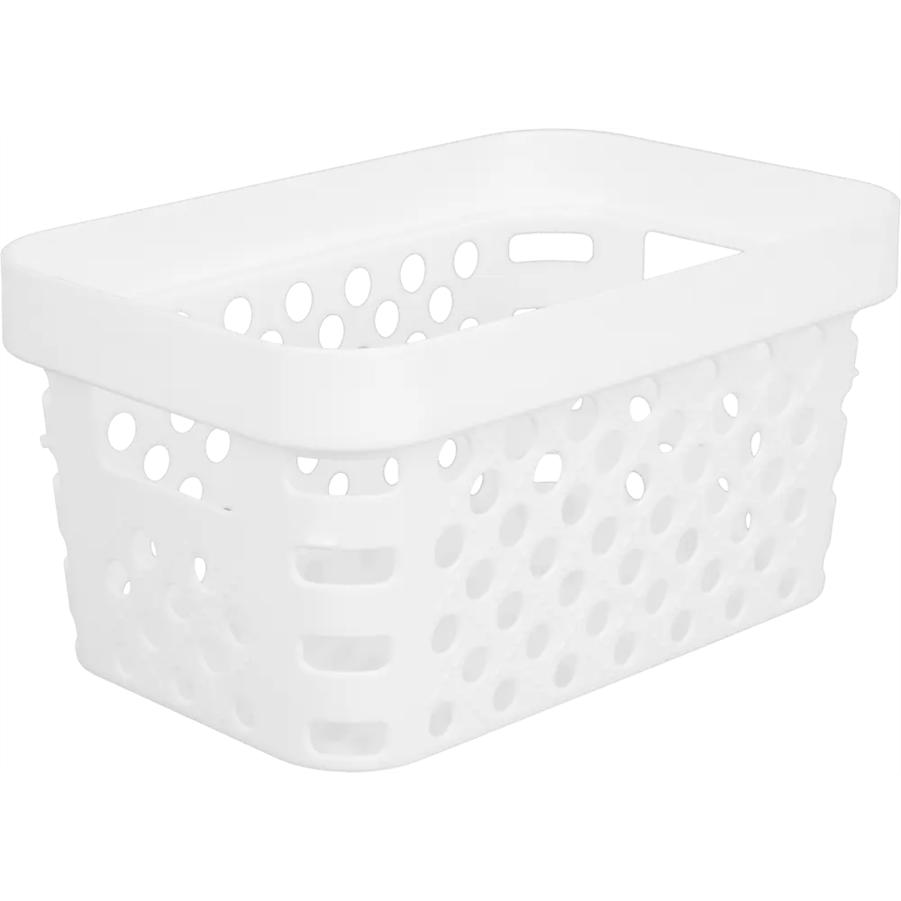 Корзина Eternity 25x17x13 см 4 л полипропилен цвет белый Santreyd STLM-2181414 - Вид №1