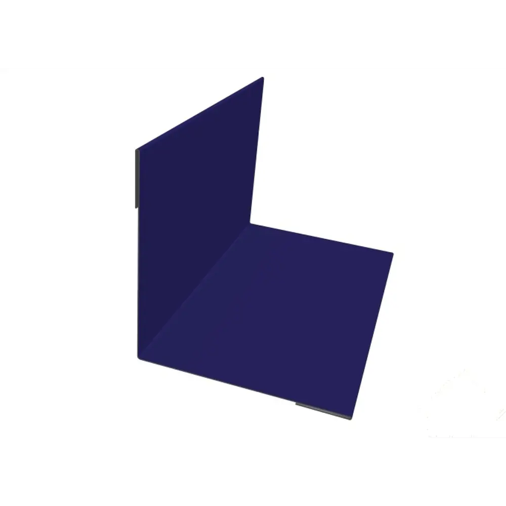 Планка для внутренних углов с полиэстеровым покрытием 2 м цвет синий OPTIMA STLM-2203959