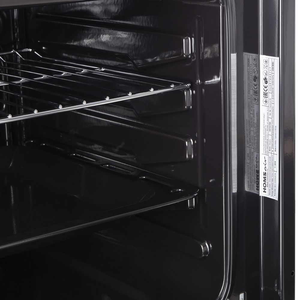 8160927 Электрический духовой шкаф HOMSair OEF657BK черный STDN-0008267 - Вид №8