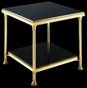 Tisserant Квадратный мраморный журнальный столик