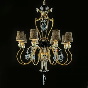 Люстра 53508-22 H Leopard от Schonbek золото SCHONBEK ДИЗАЙНЕРСКИЕ 246689 Золотой