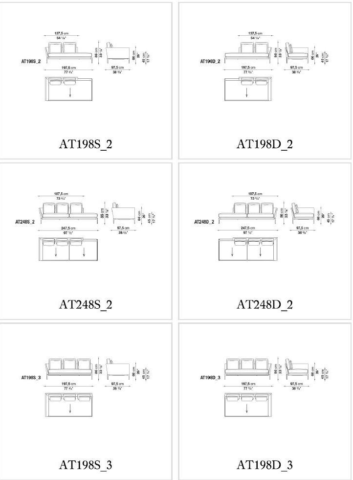 B&B Italia Угловой диван в ткани Atoll sun-id-1427879 - Вид №14