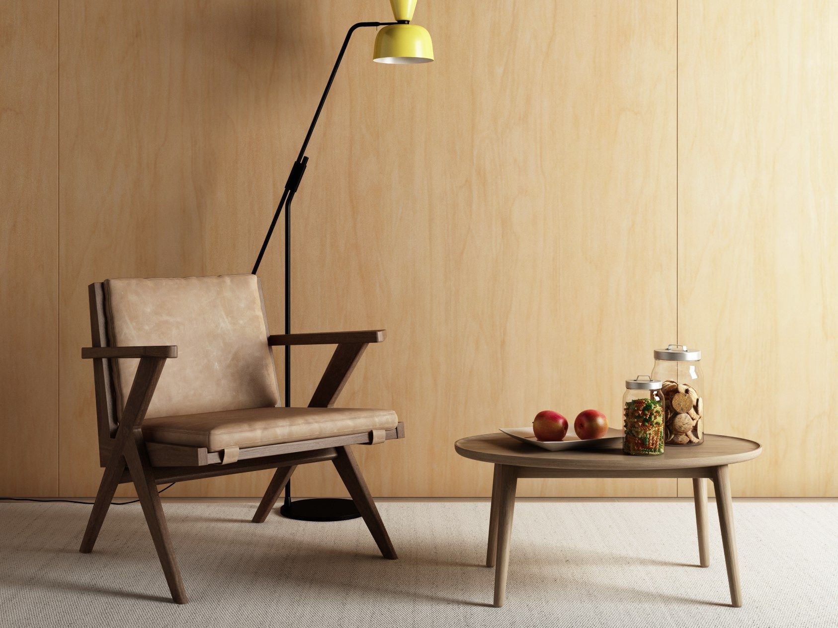 Стул из массива дерева с подлокотниками KARPENTER Tribute ARCH-00142277 - Вид №3