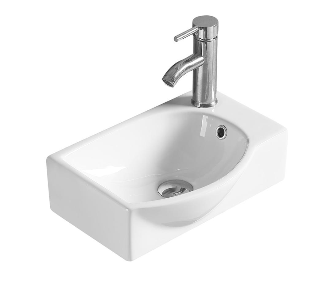 SL-2018L Раковина керамическая накладная без перелива LAB.Space 