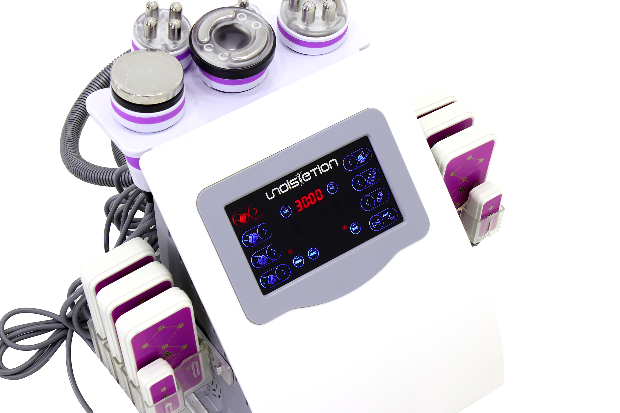 Косметологический аппарат 7 в 1 Mychway MS-54D1S Диодный липолиз + Кавитация + Радиолифтинг + Вакуум Santreyd MED-81 - Вид №12