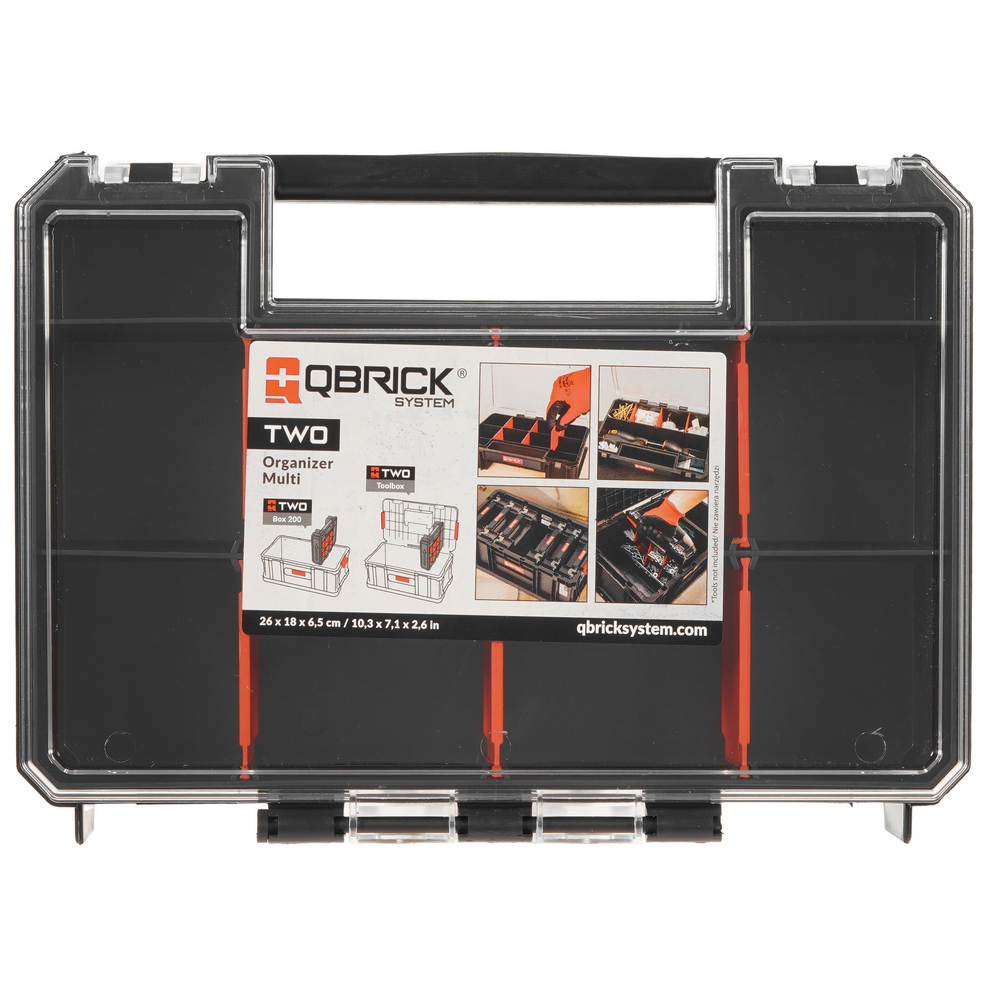 Органайзер для инструмента и принадлежностей QBRICK SYSTEM TWO Organiser Multi 9992742 STDN-0098097 - Вид №1