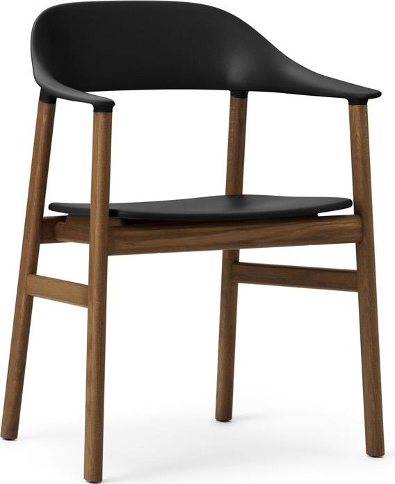 1401035 Herit Кресло Smoked Oak Black Normann Copenhagen 