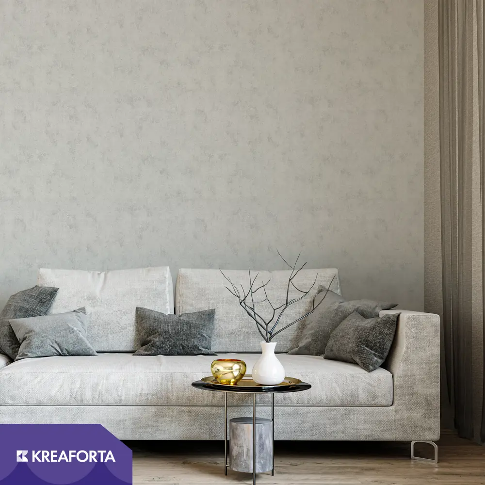 Обои флизелиновые Kreaforta Decobeton светло-серые 1.06 м KF72016-14 STLM-2019675 - Вид №2