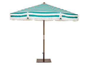 Круглый зонт из дерева и олефина