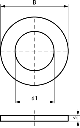 65381016 Монтажные профиля BIS Шайбы (BUP1000) монтаж в профиле BIS RapidRail® WALRAVEN  - Вид №1
