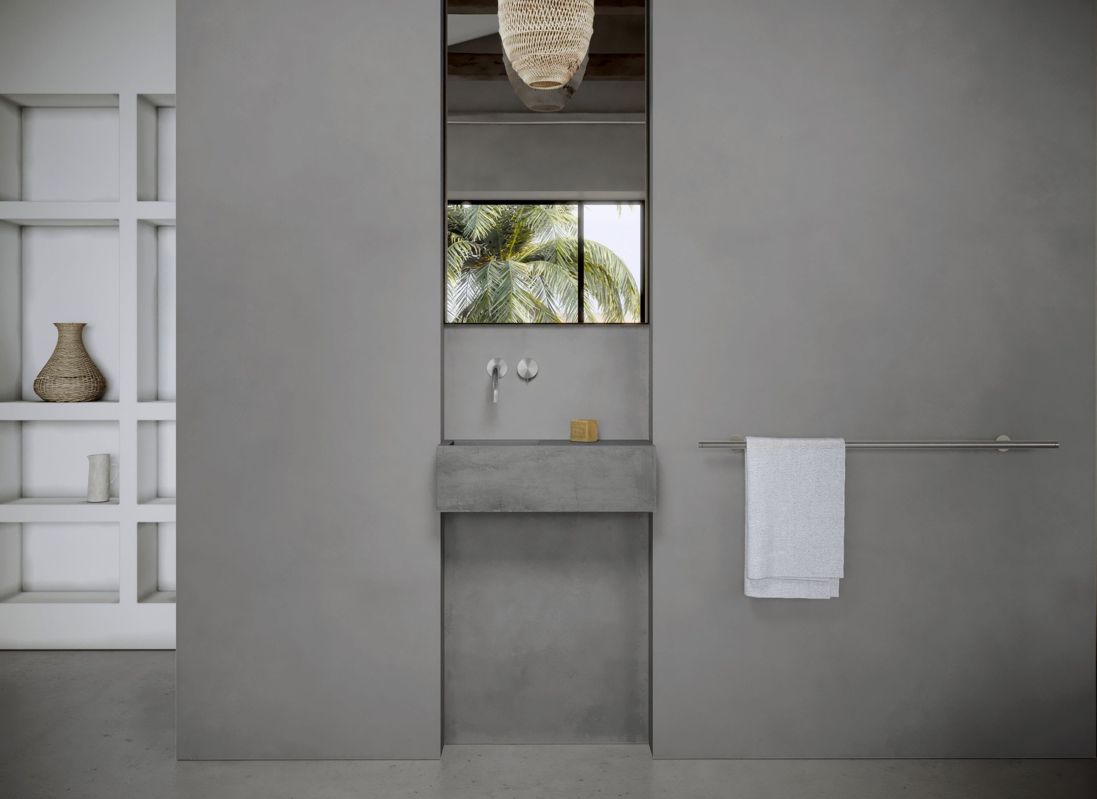 Одиночный подвесной прямоугольный умывальник COCOON Maison ARCH-00110450 - Вид №10