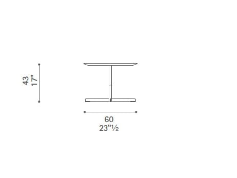 Круглый журнальный столик Poltrona Frau коллекция-столы и стулья ARCH-00137574 - Вид №2