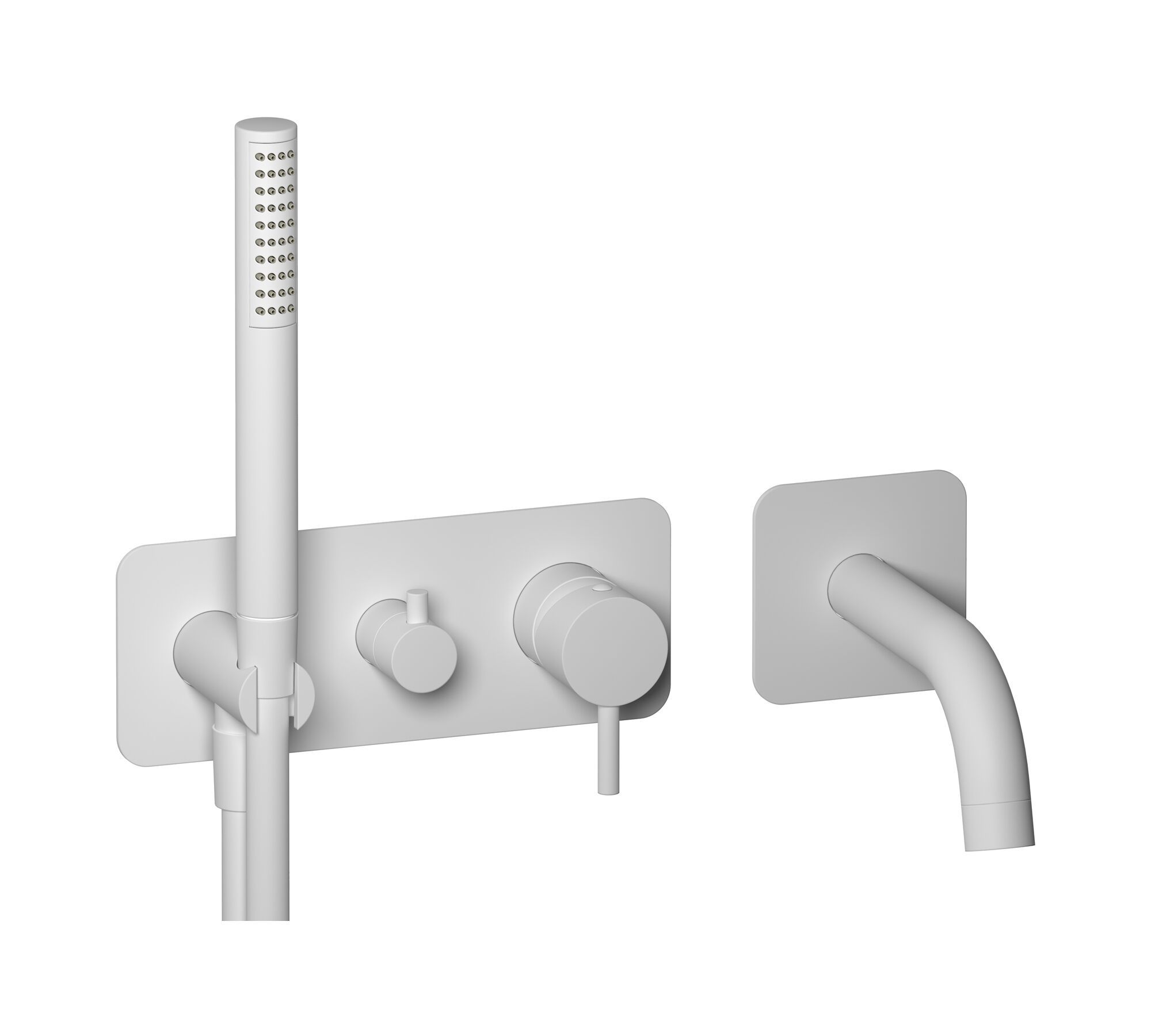 Смеситель для душа с 4 отверстиями и ручным душем IB Milano Torino ARCH-00080532