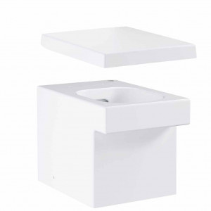NW0039 Приставной унитаз напольный Белый Grohe Cube Тайвань