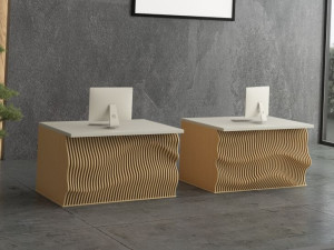 Стойка регистрации из фанеры