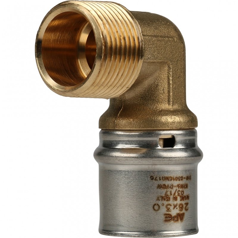 Угол переходной пресс STOUT 26х3/4" НР SFP0011003426 - Вид №2