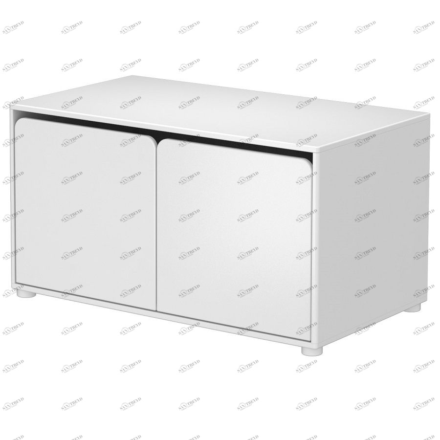 Тумба Flexa с 2 дверцами, белая 812540240