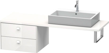 BR513804949 Brioso Шкафчик для консоли Графит матовый, декор Duravit - Вид №2