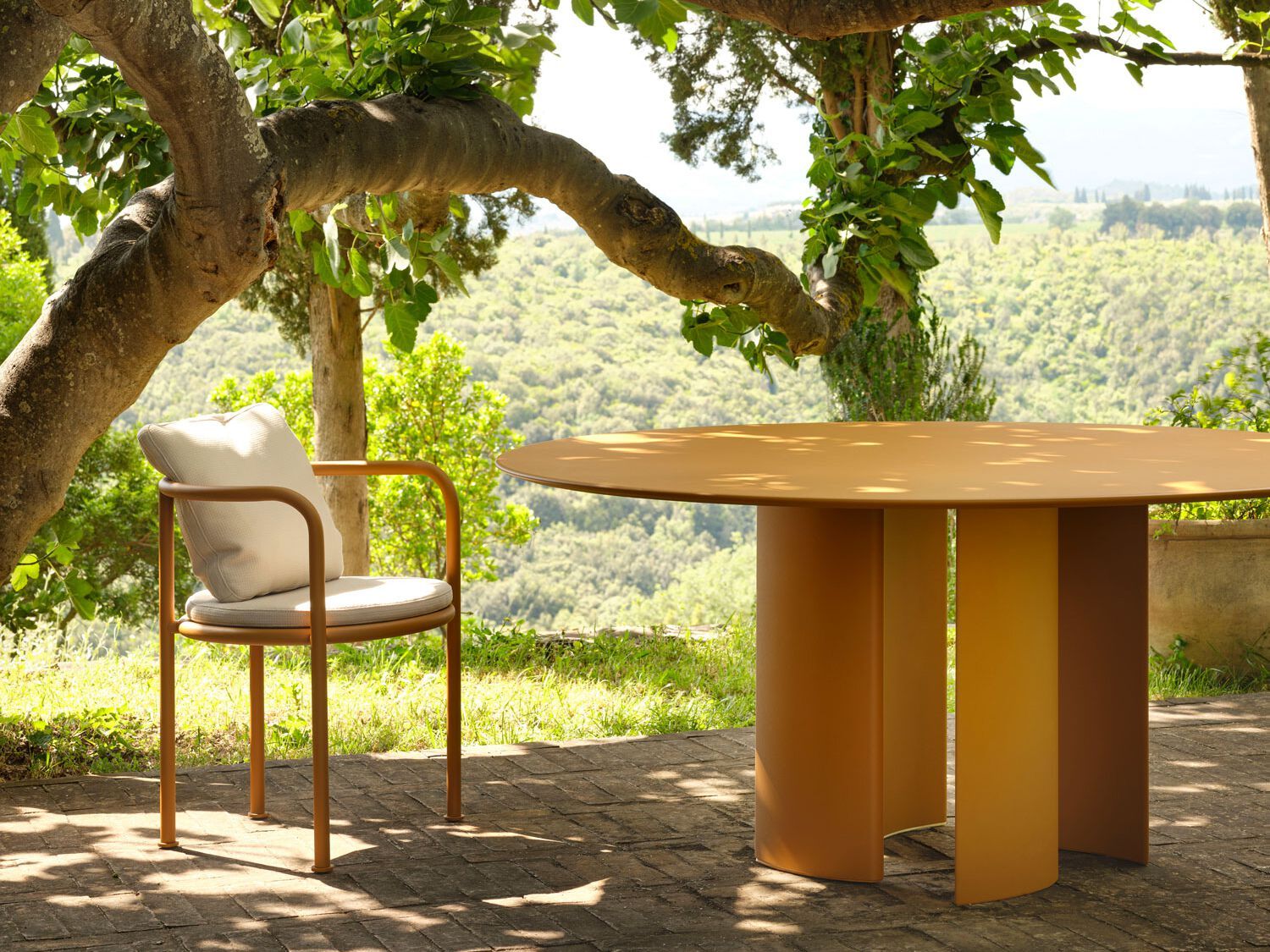 Алюминиевый круглый садовый стол FAST Naca ARCH-00152799 - Вид №4