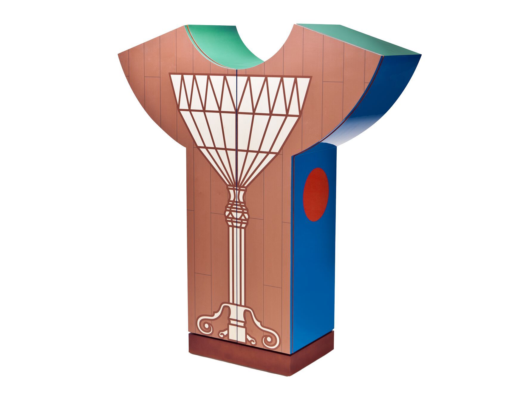Шкаф с распашными дверцами BD Barcelona CRISTALLO ARCH-00138760