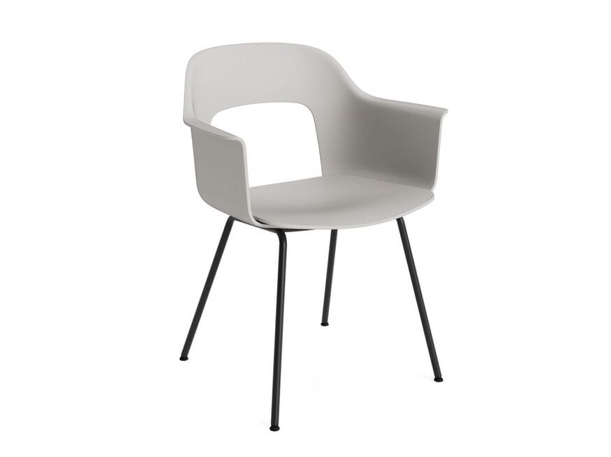 Полипропиленовый стул с подлокотниками с открытой спинкой Hay макет ARCH-00062765 - Вид №8