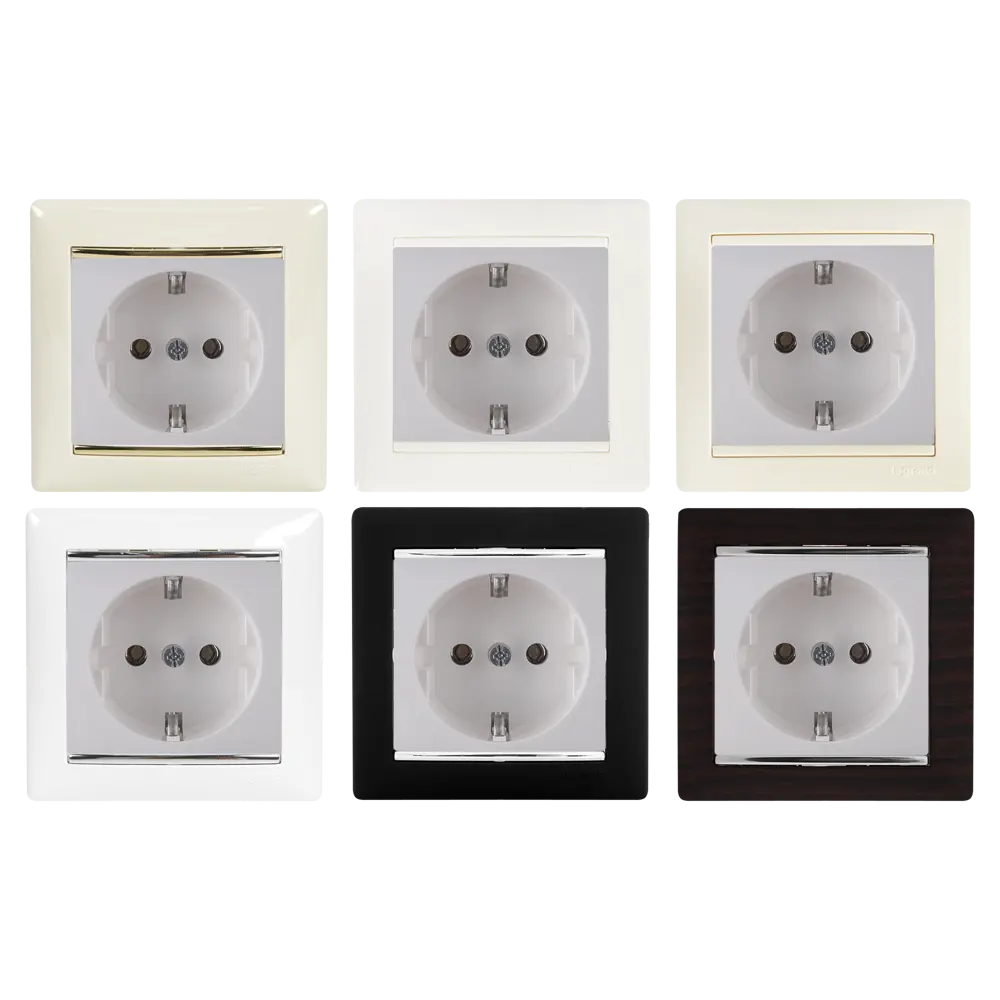 Розетка Legrand Valena Classic с заземлением для скрытого монтажа 12505989 STLM-1542704 - Вид №1