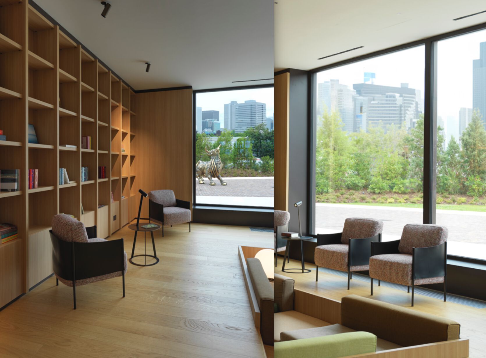 Кресло из ткани или кожи с кожаными подлокотниками Casamania & Horm SC1 ARCH-00074916 - Вид №9