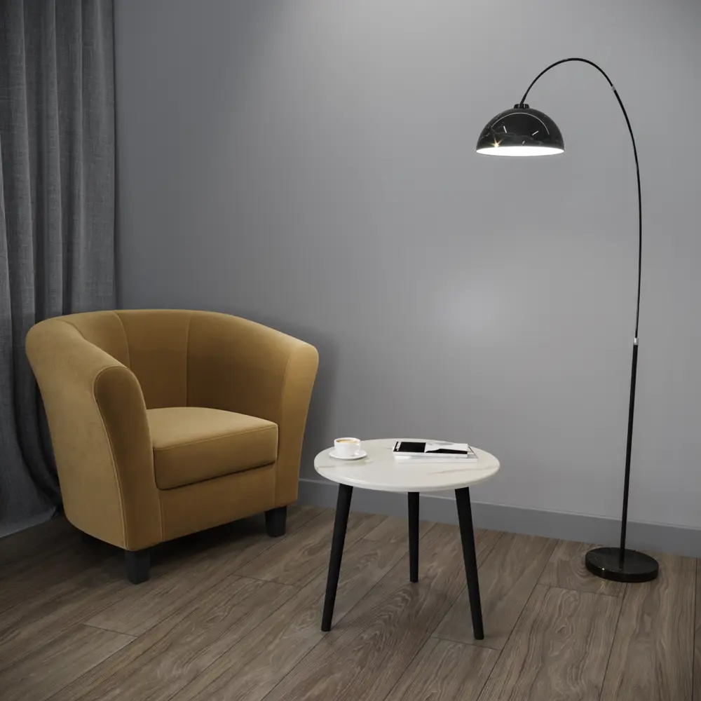 Журнальный столик круглый 50x50 см белый SEASONS STLM-2200585 - Вид №2