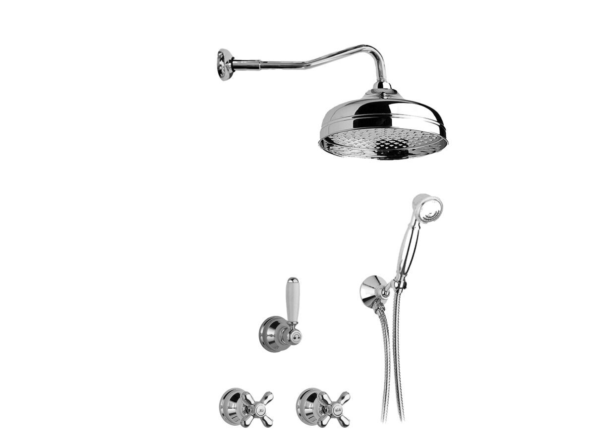 Встраиваемый набор для душа с ручным душем и душем Gaia Mobili Complements ARCH-00147126 - Вид №1