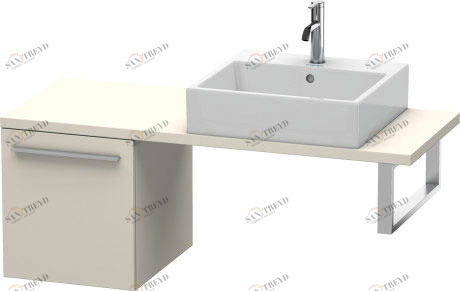 XL542109191 Шкафчик для компактной консоли X-Large #XL5421 400 x 478 мм Серо-коричневый декор Duravit