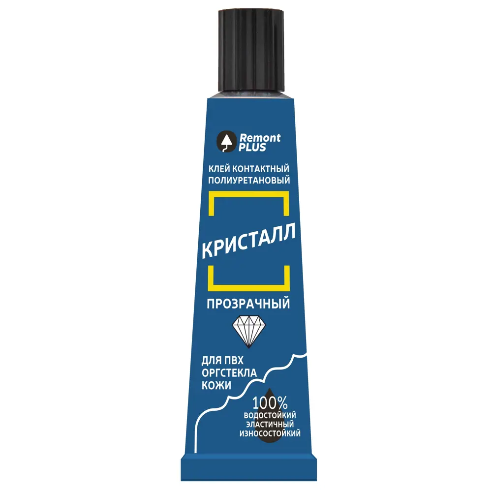 Контактный клей Remont PLUS для пластика прозрачный 125 мл 89415530 STLM-1577508