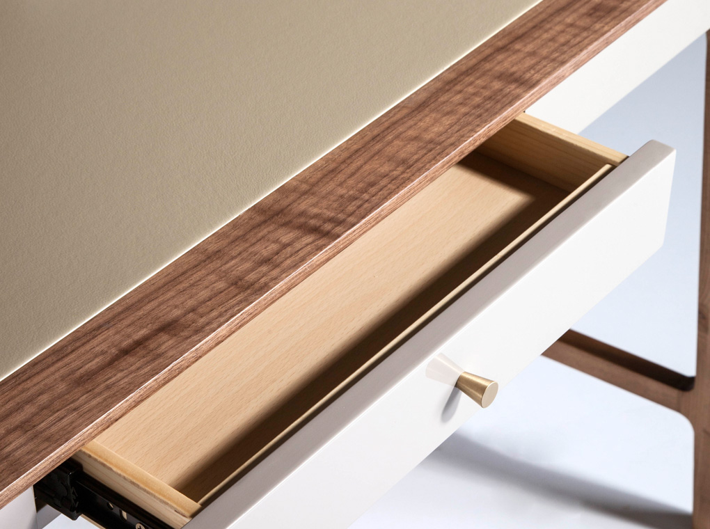 Письменный стол с ящиками деревянный BRT1701-2 от Angel Cerda ANGEL CERDA  288780 Коричневый  - Вид №4