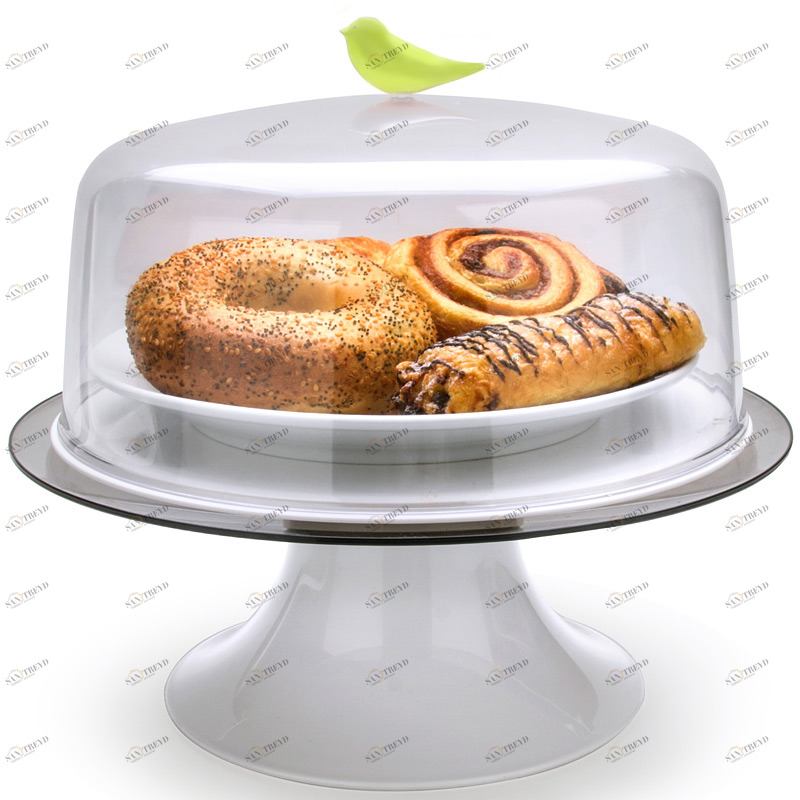 Тортовница зеленая Sparrow QUALY  00-3869535 Зеленый 