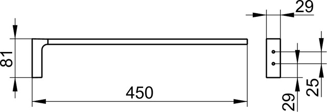 11120130000 Полотенцедержатель KEUCO Edition 11 - Вид №3