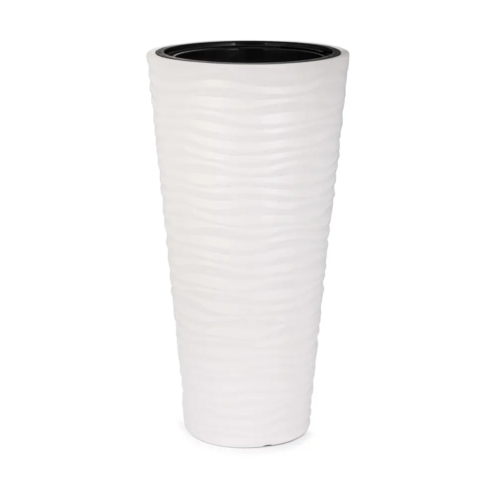 Кашпо Оазис ø35 h68.5 см v43 л пластик бежевый Santreyd STLM-2198323