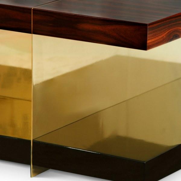 BRABBU Низкий деревянный журнальный столик sun-id-1478291 - Вид №3