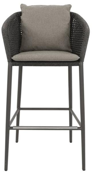 JANUS et Cie Барный стул из морской веревки с подлокотниками Knot sun-id-1415298 - Вид №1