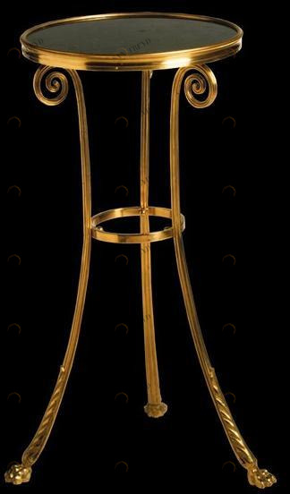 Tisserant Круглый высокий журнальный столик из металла sun-id-1464775